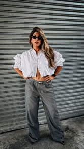 “MILAH” WIDE LEG TROUSERS
